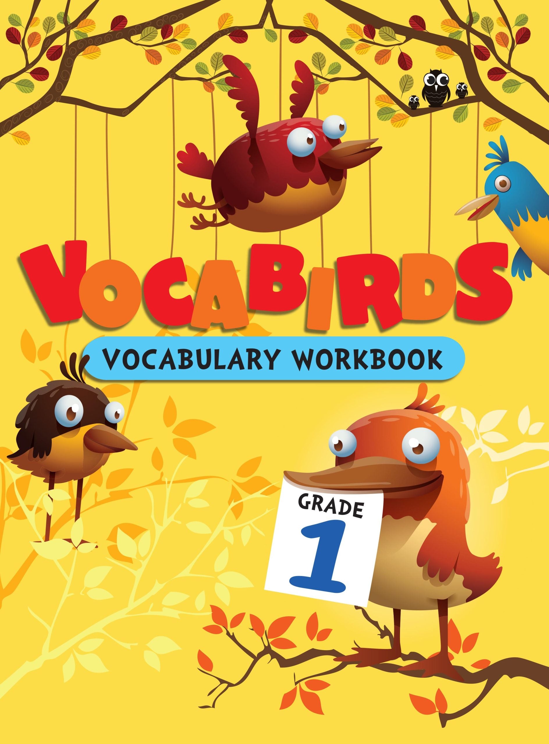 Vocabirds Vocabulary Workbook Grade-1 - Om Books - Distacart