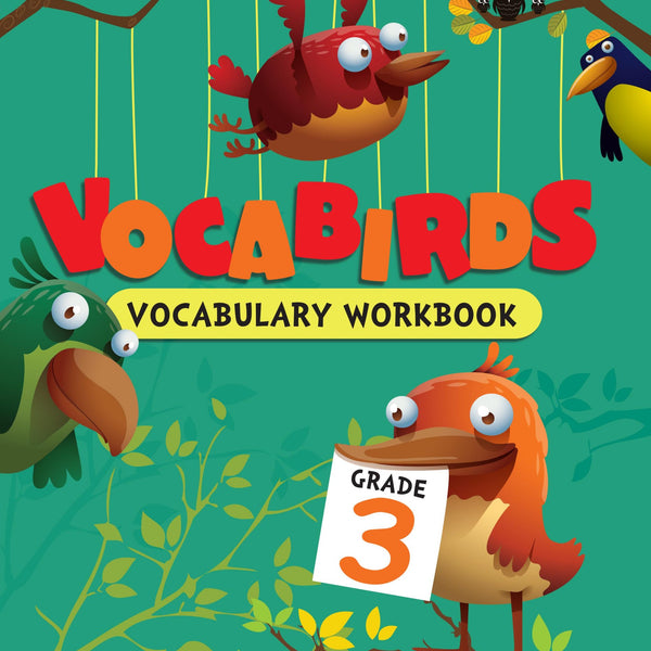 Vocabirds Vocabulary Workbook Grade-3 - Om Books - Distacart