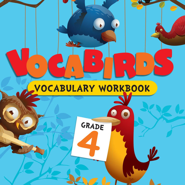 Vocabirds Vocabulary Workbook Grade-4 - Om Books - Distacart