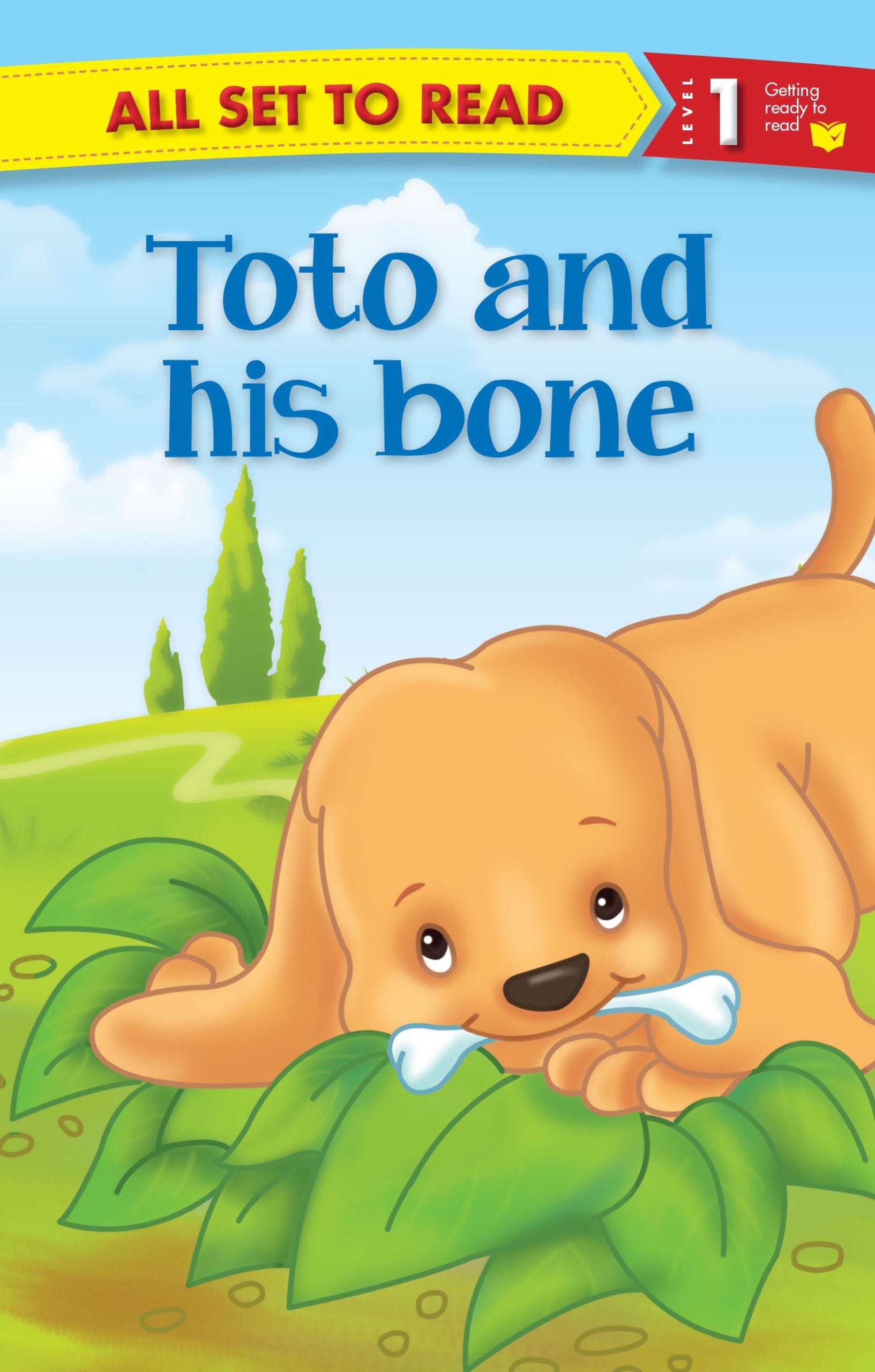 All set to Read Readers Level 1 Toto and his Bone - Om Books - Distacart