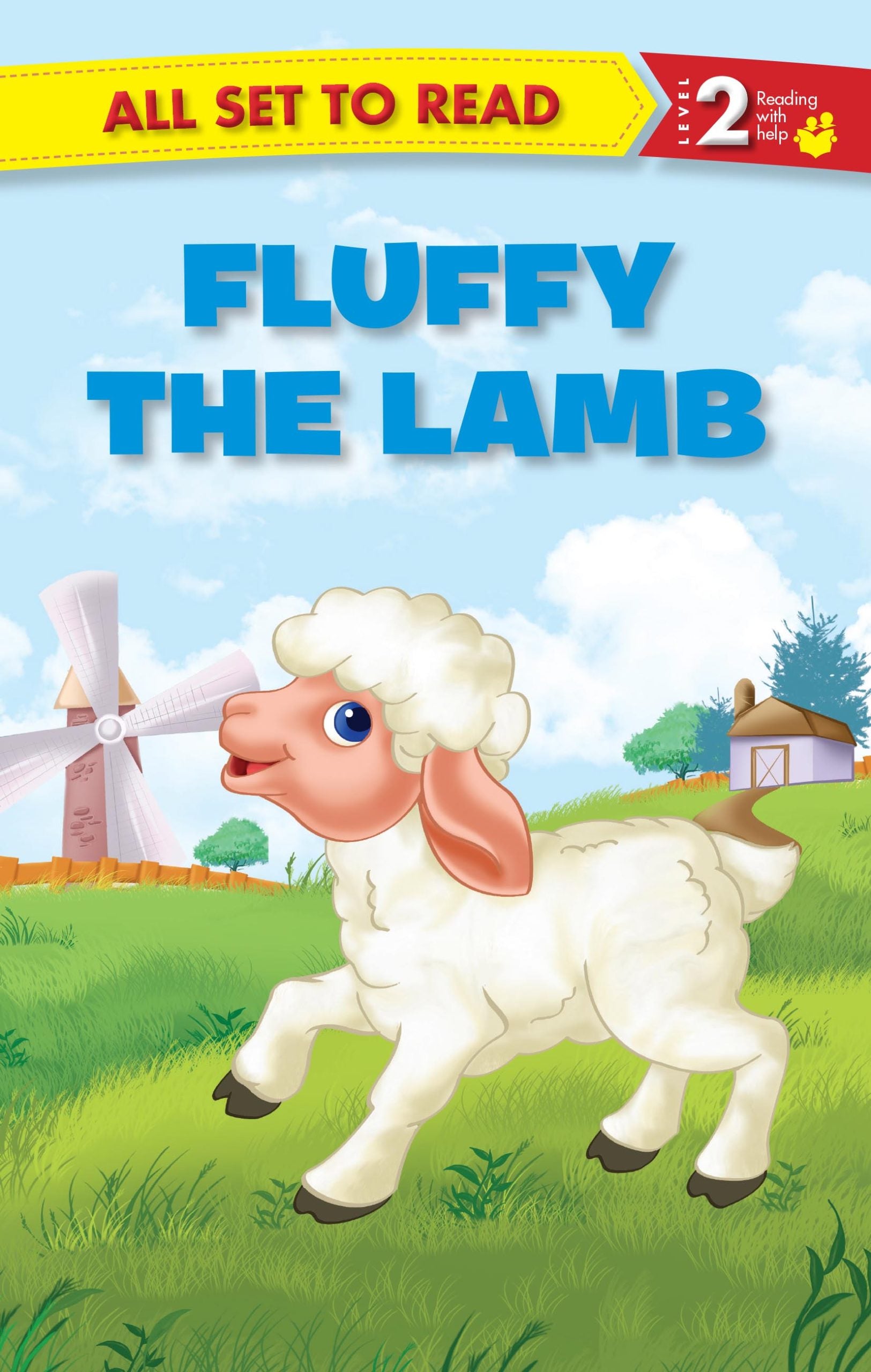 All set to Read Readers Level 2 Fluffy the Lamb - Om Books - Distacart