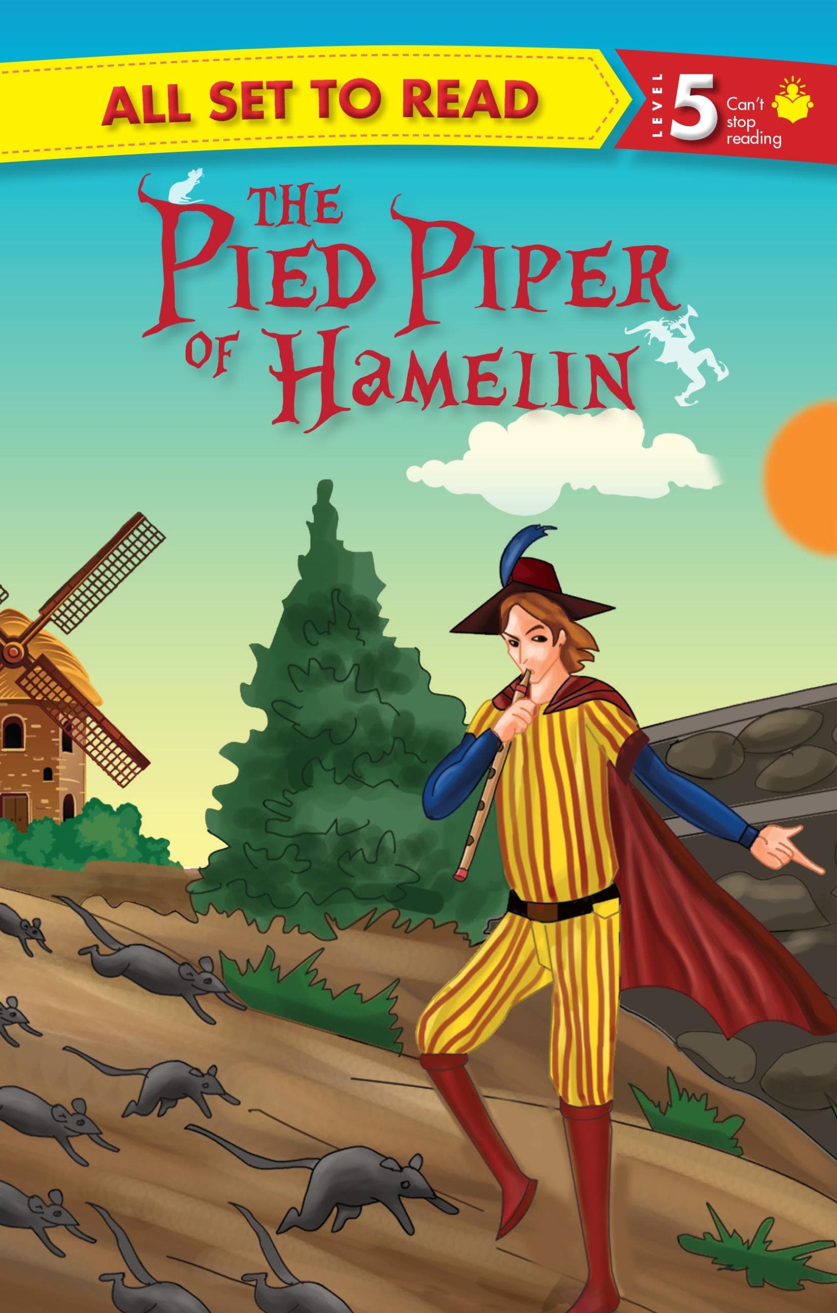 All set to Read Readers Level 5 The Pied Piper of Hamelin - Om Books - Distacart