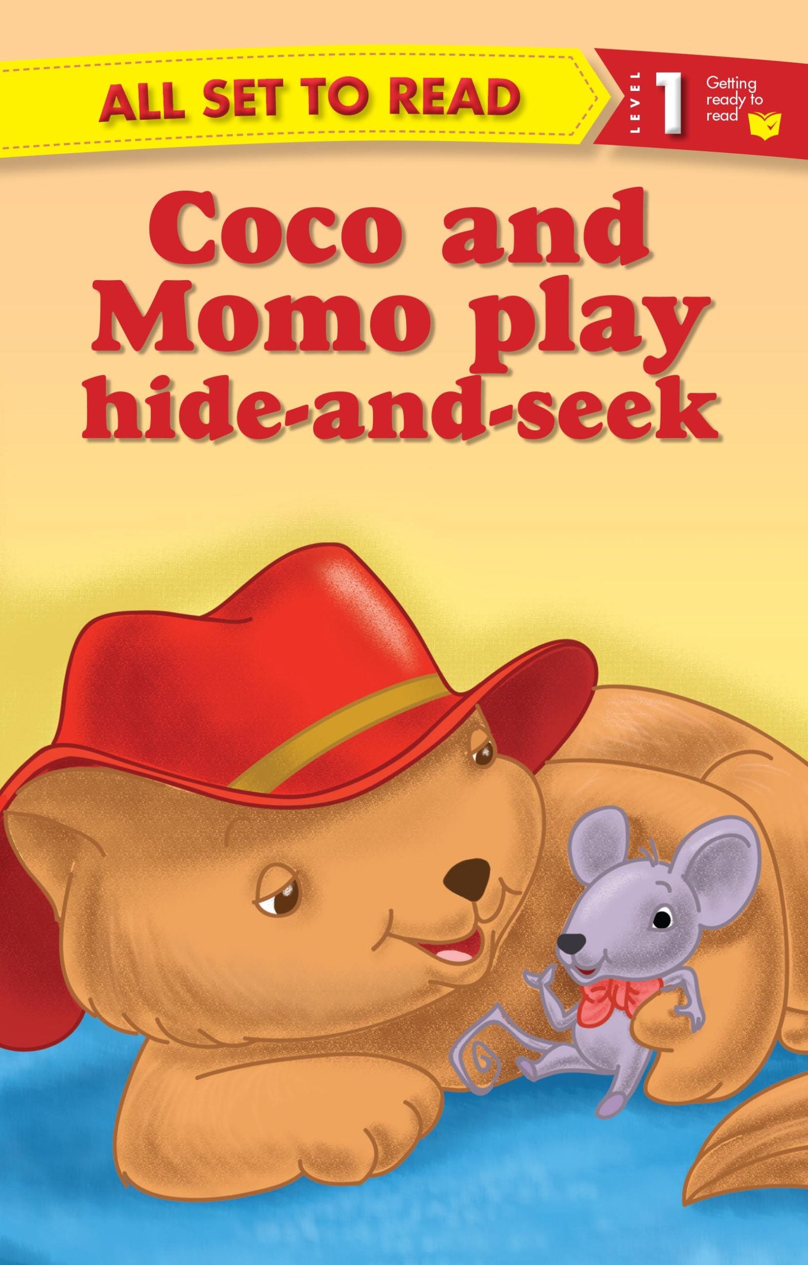 All set to Read Readers Level 1 Coco and Momo Play Hide-and-Seek - Om Books - Distacart