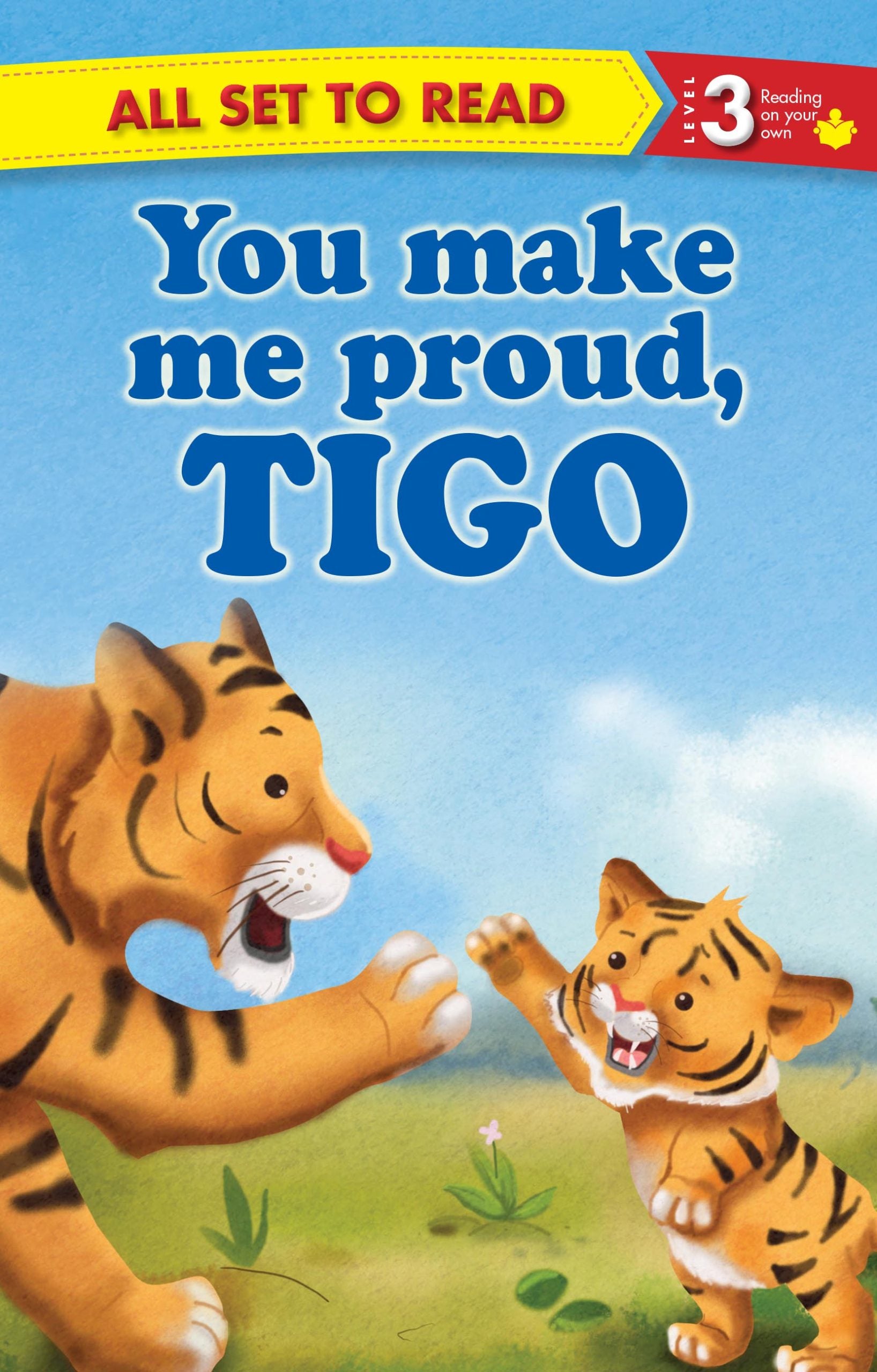 All set to Read Readers Level 3 You make me Pround, Tigo - Om Books - Distacart