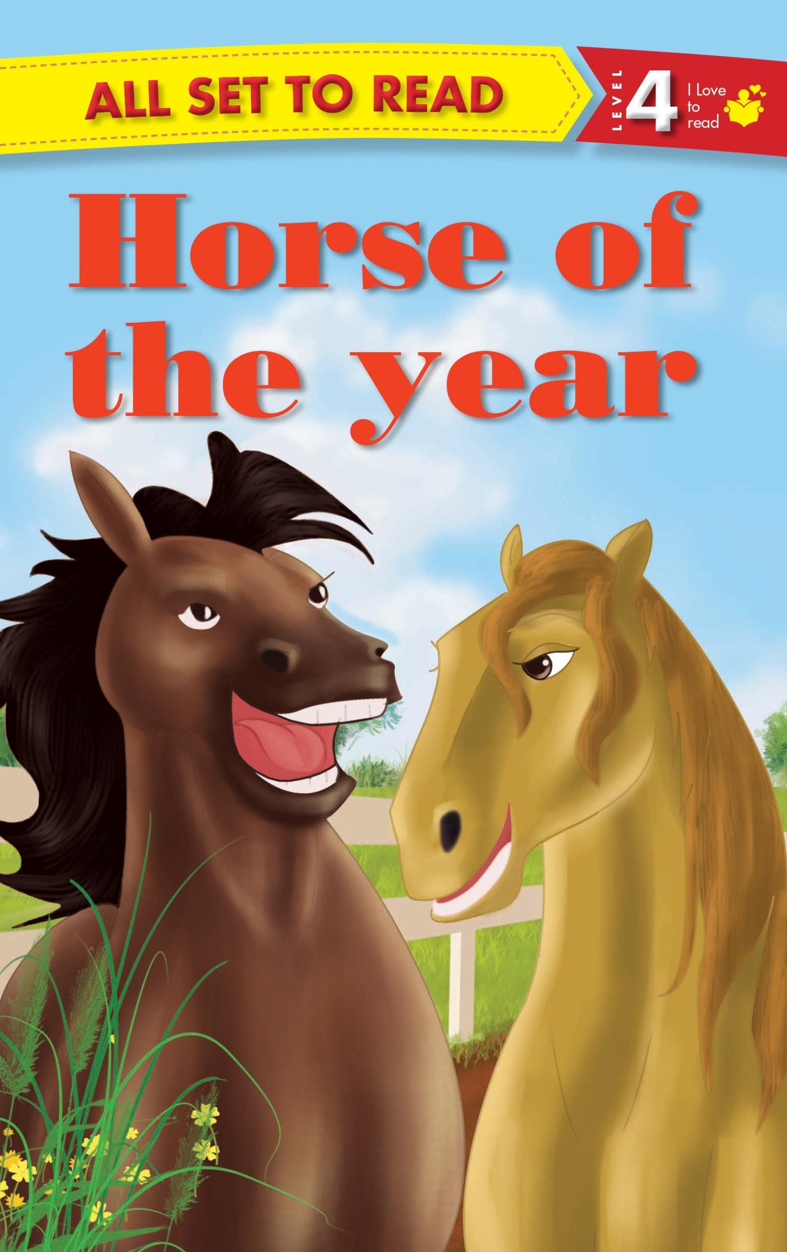 All set to Read Readers Level 4 Horse of the Year - Om Books - Distacart