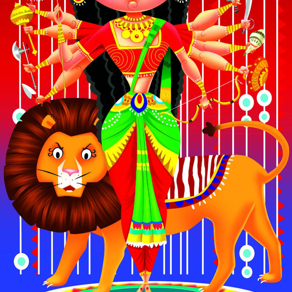 Durga : Cutout Story Book - Om Books - Distacart