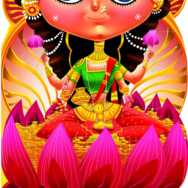 Lakshmi : Cutout Story Book - Om Books - Distacart