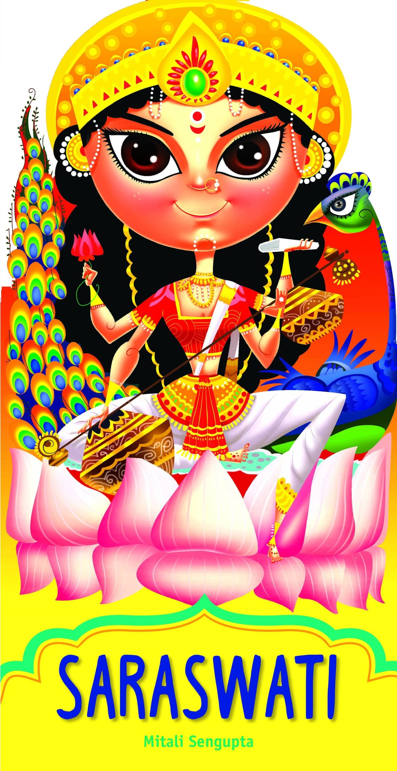 Saraswati : Cutout Story Book - Om Books - Distacart