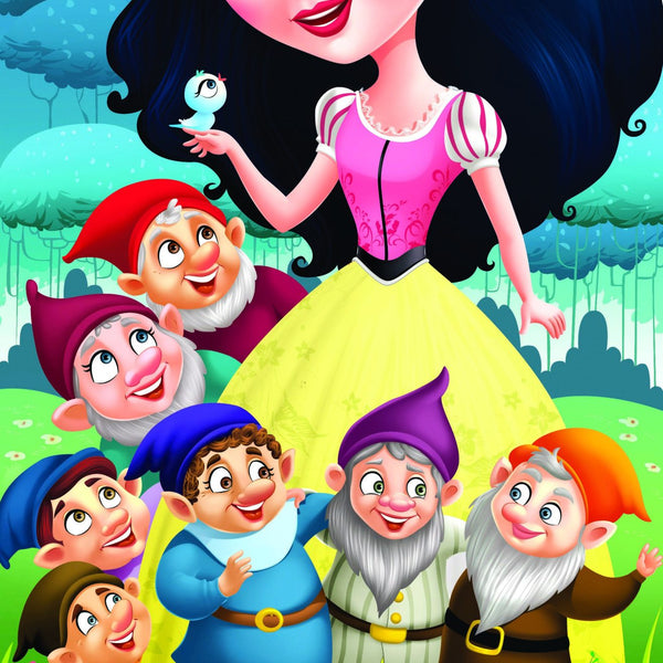Snow White and the Seven Dwarfs : Cutout Story Book - Om Books - Distacart
