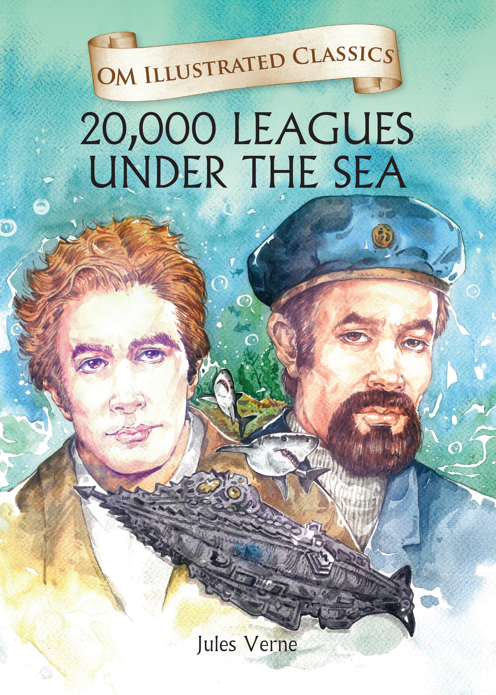 20,000 Leagues Under the Sea : Om Illustrated Classics - Om Books - Distacart