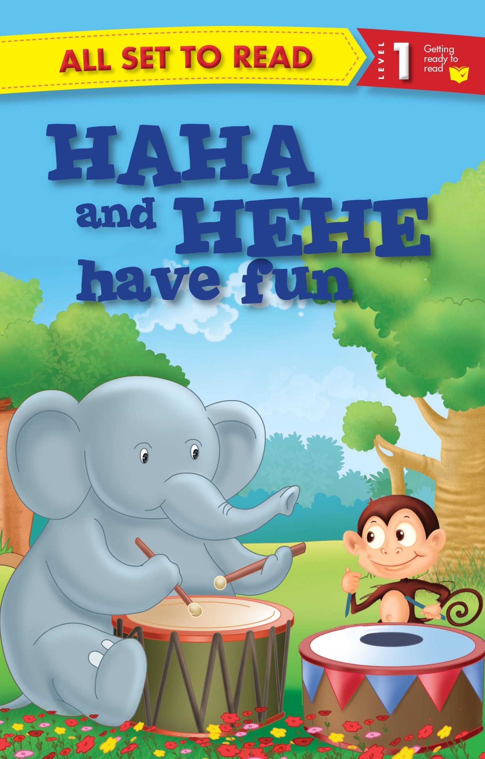 All set to Read Readers Level 1 Haha and Hehe have Fun - Om Books - Distacart
