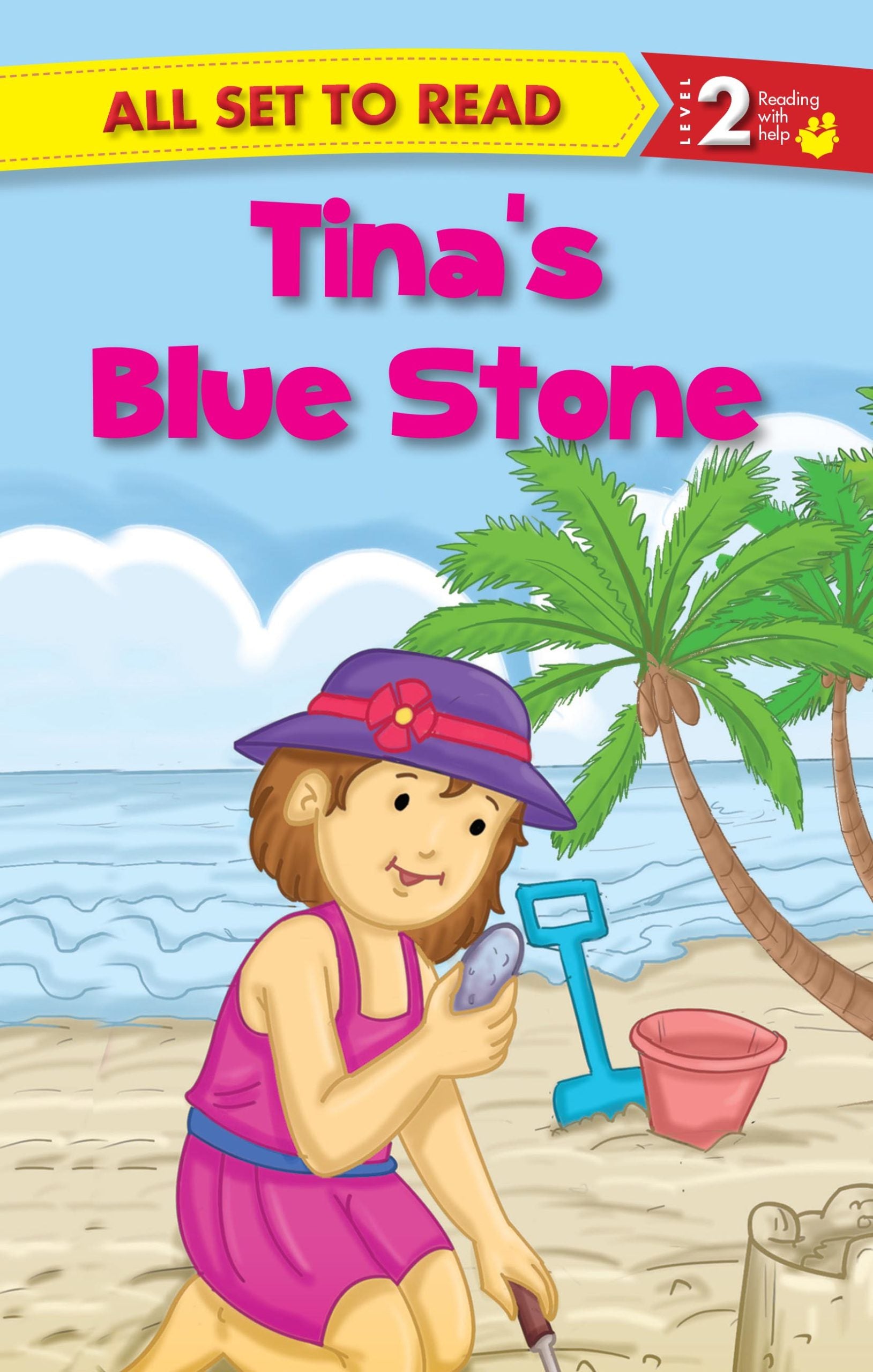 All set to Read Readers Level 2 Tina's Blue Stone - Om Books - Distacart