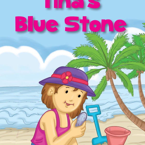 All set to Read Readers Level 2 Tina's Blue Stone - Om Books - Distacart