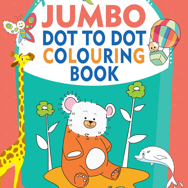 Jumbo Dot-to-Dot Colouring Book (Binder) - Om Books - Distacart