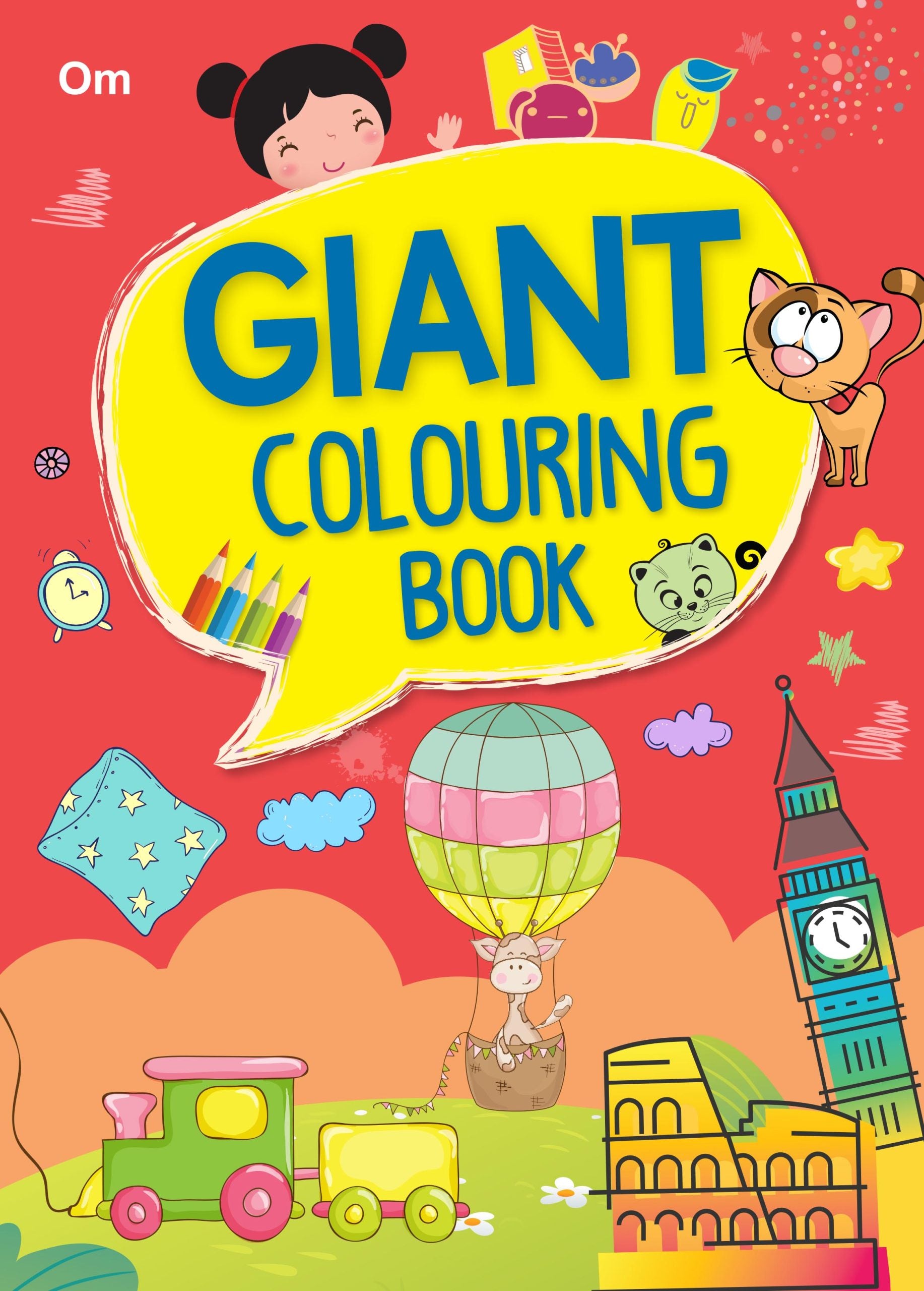 Giant Colouring Book (Binder) - Om Books - Distacart