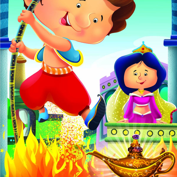 Aladdin : Cutout Story Book - Om Books - Distacart