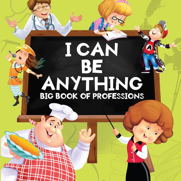 I Can Be Anything Big Book of Professions 1 (Binder) - Om Books - Distacart