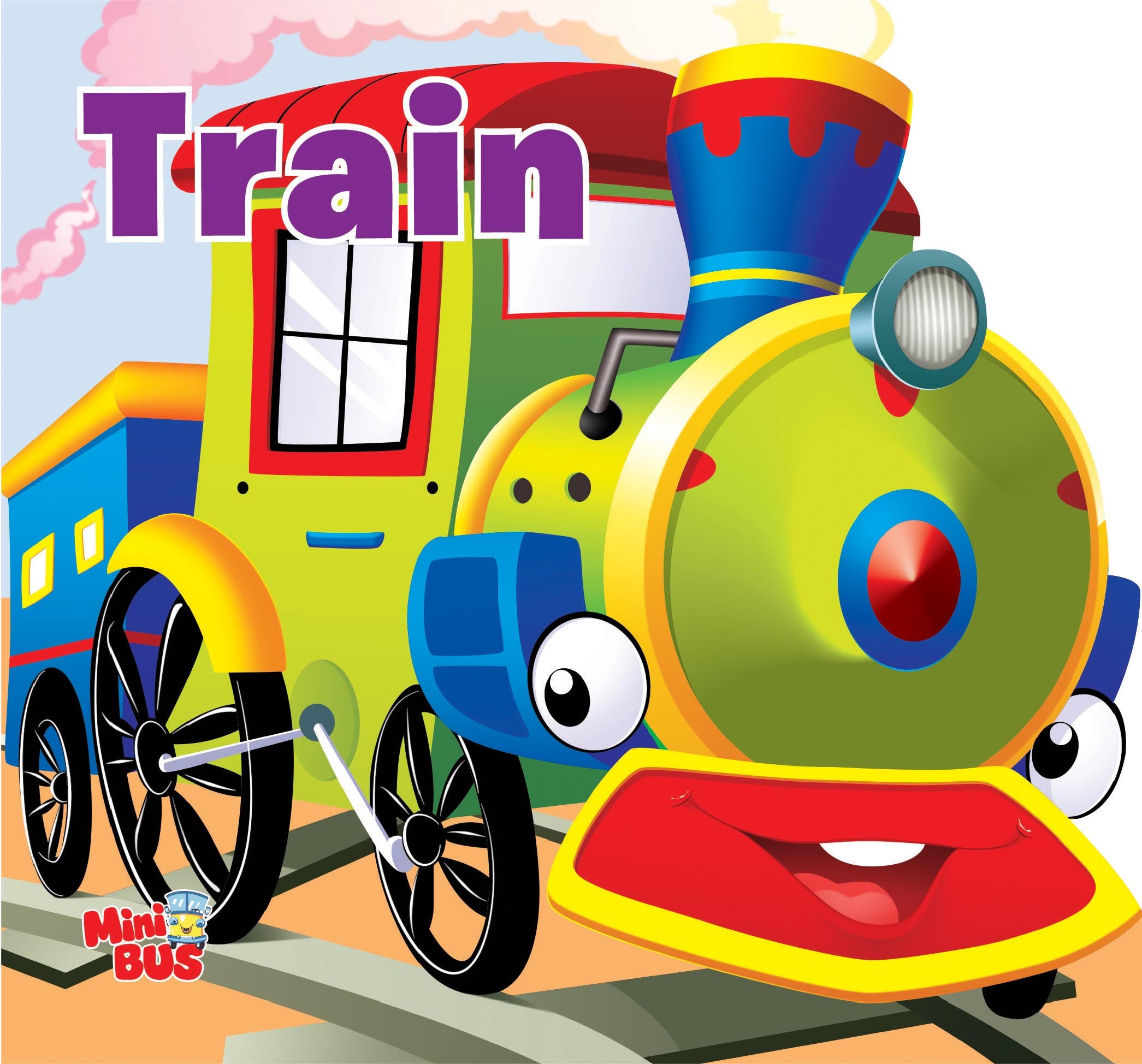 Train : Cutout Board Book - Om Books - Distacart