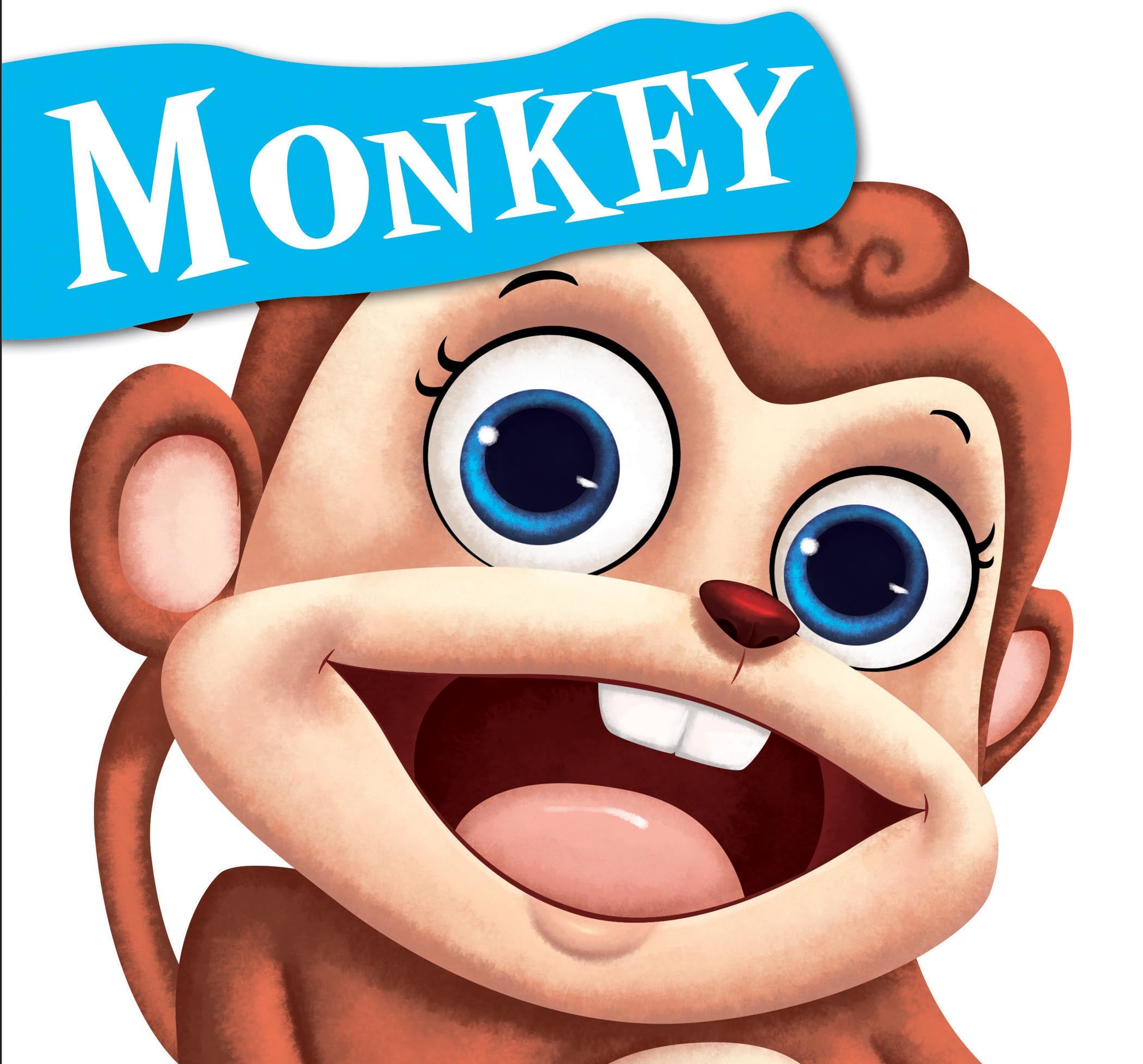 Monkey : Cutout Board Book - Om Books - Distacart