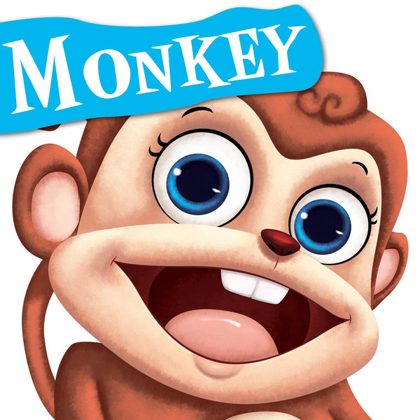 Monkey : Cutout Board Book - Om Books - Distacart