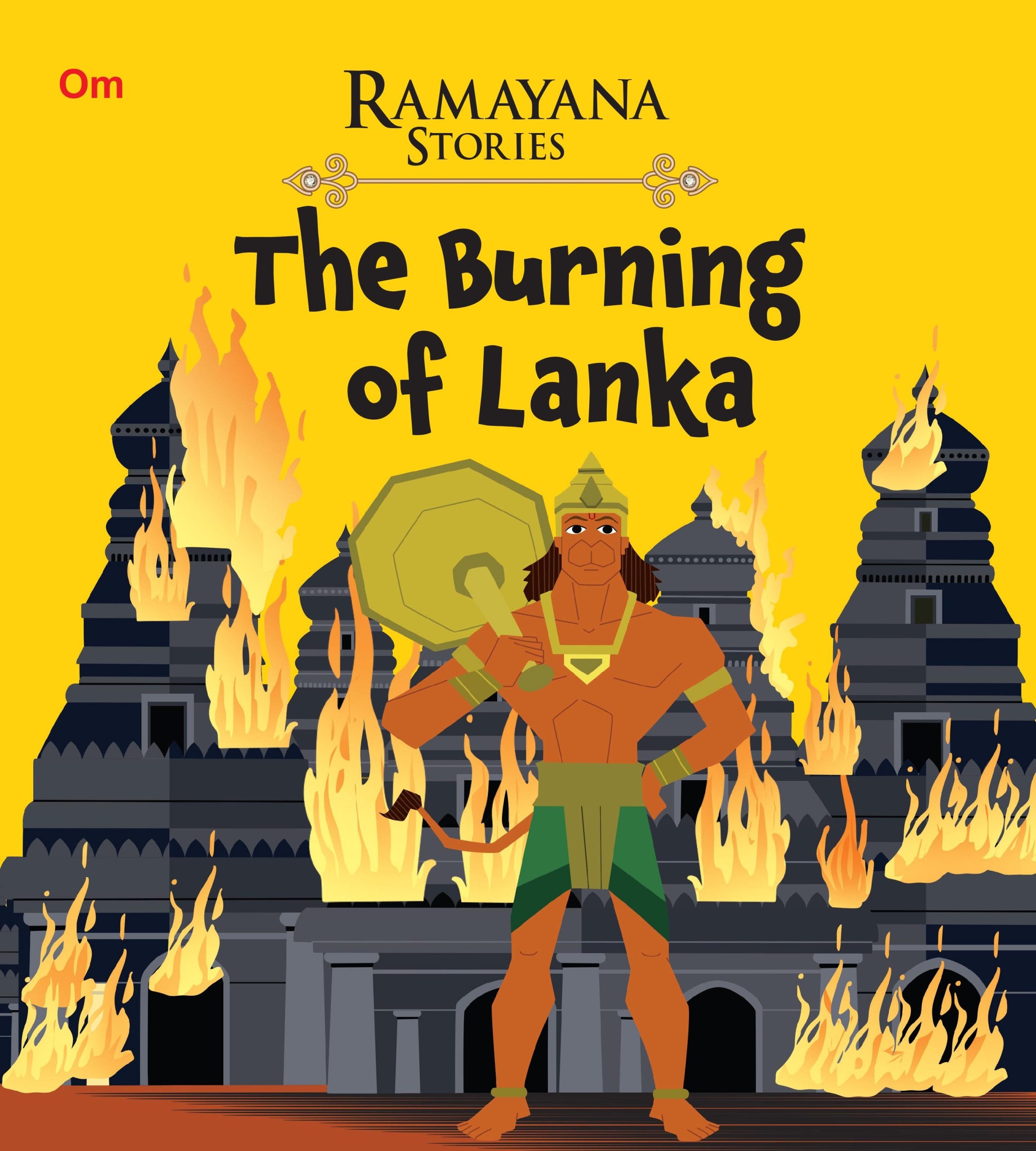 The Burning of Lanka : Ramayana Stories - Om Books - Distacart
