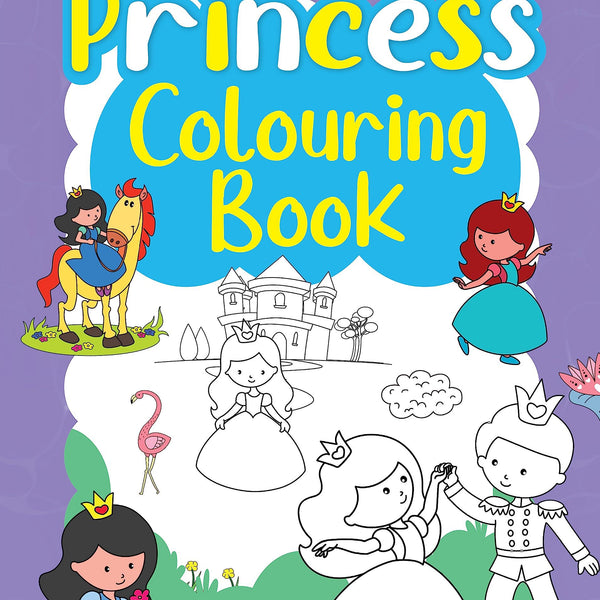Princesses Colouring Book - Om Books - Distacart