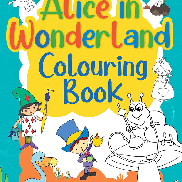 Alice in Wonderland Colouring Book - Om Books - Distacart