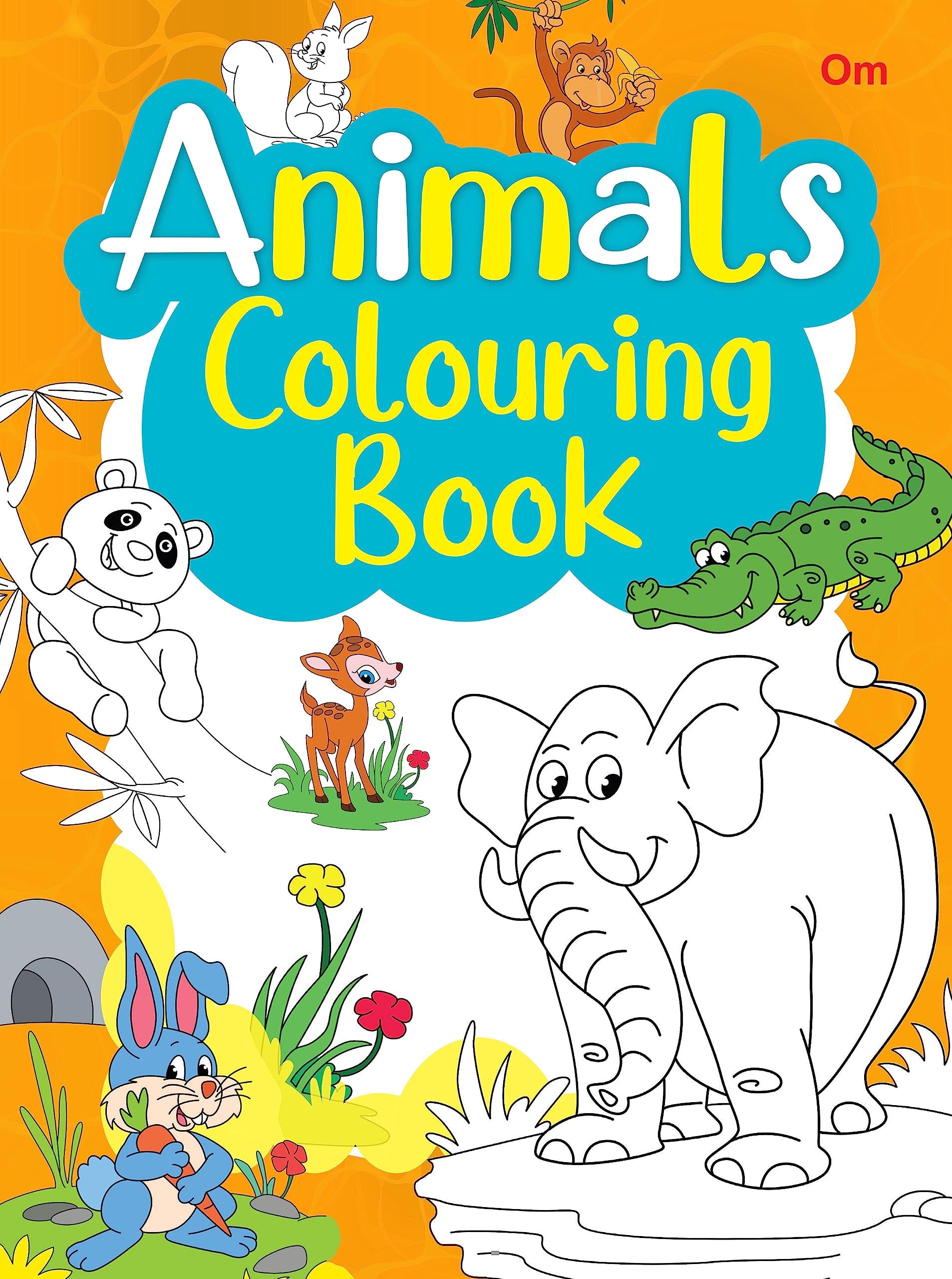 Animals Colouring Book - Om Books - Distacart