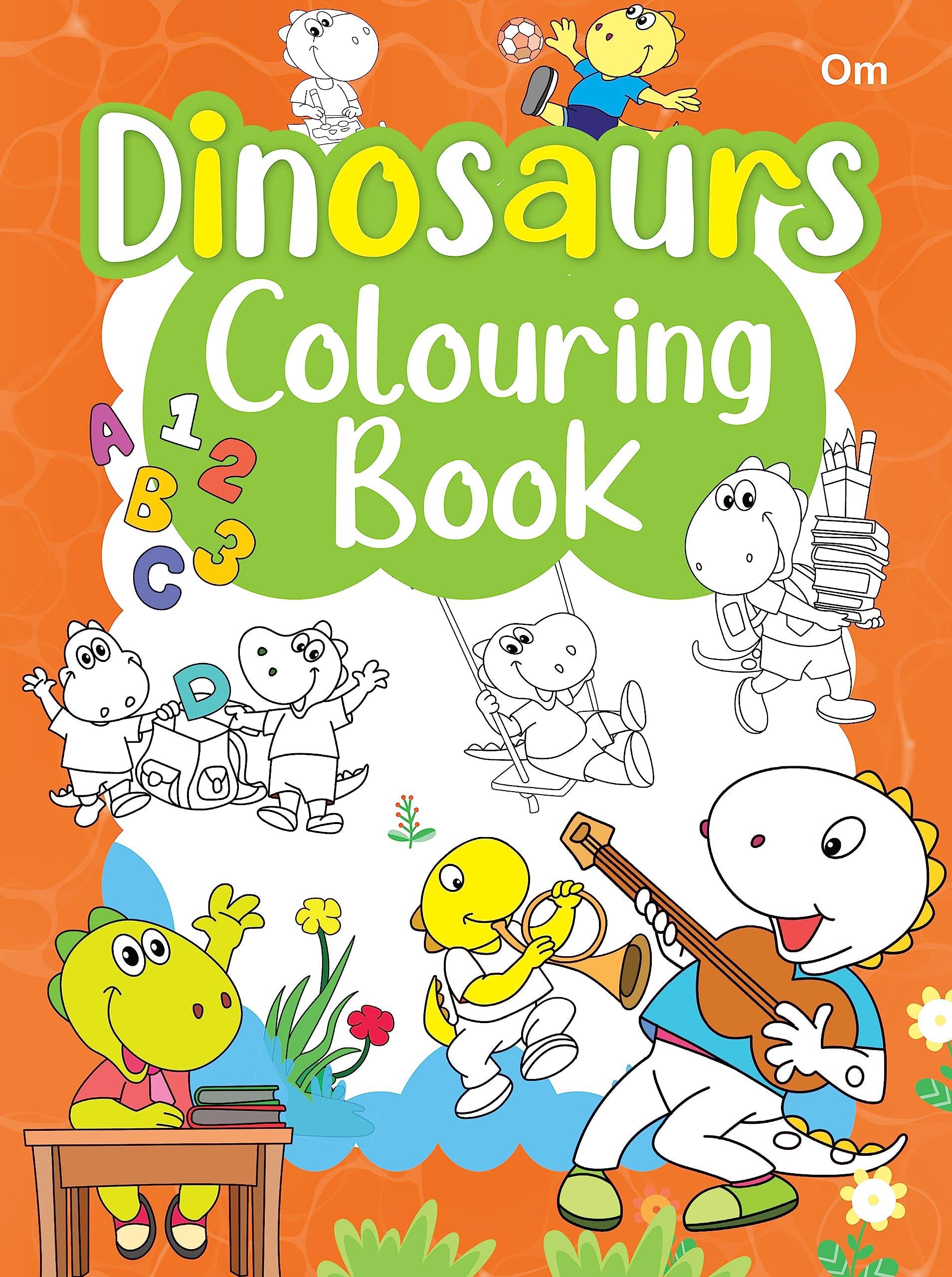 Dinosaurs Colouring Book - Om Books - Distacart