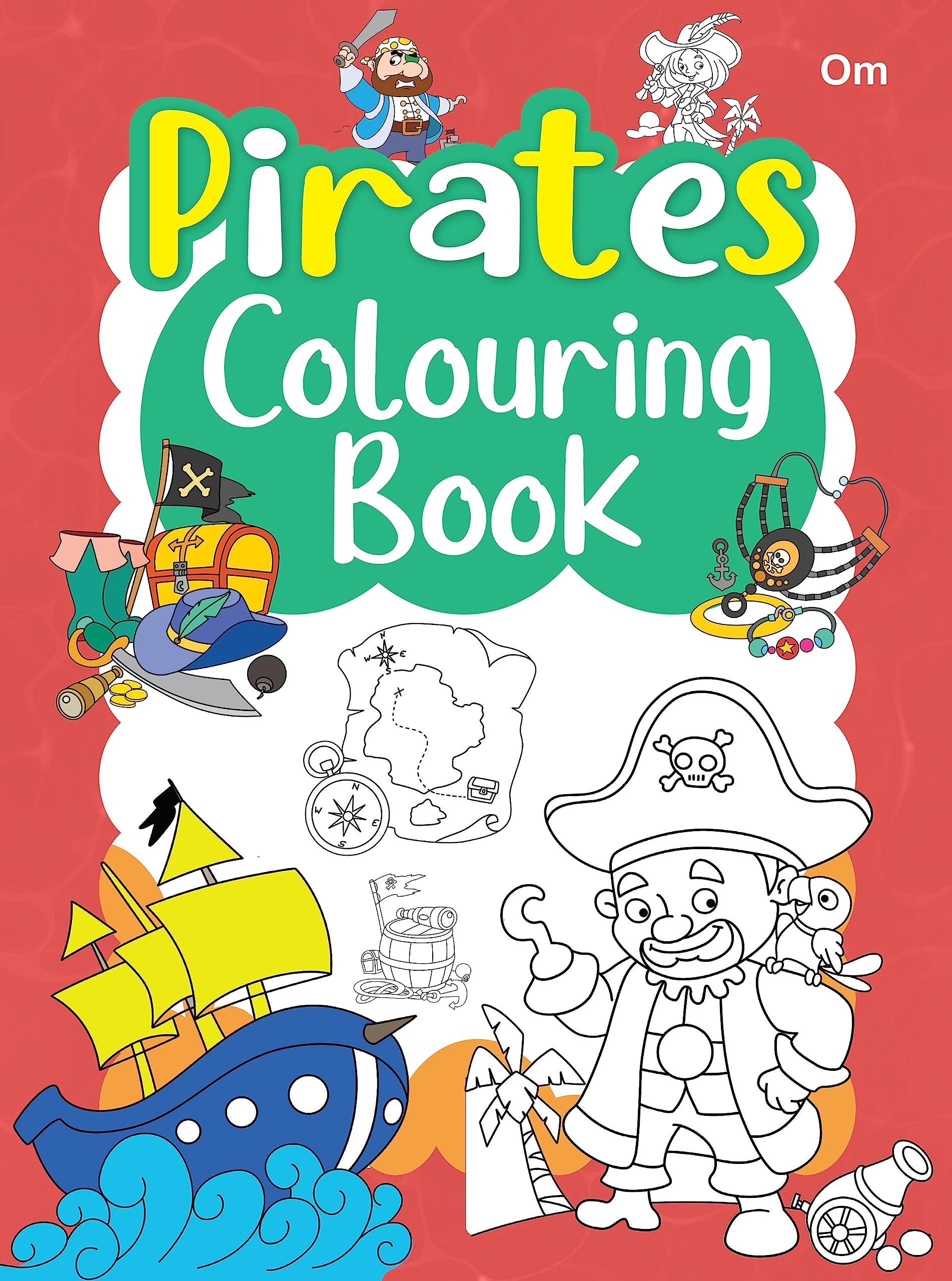 Pirates Colouring Book - Om Books - Distacart