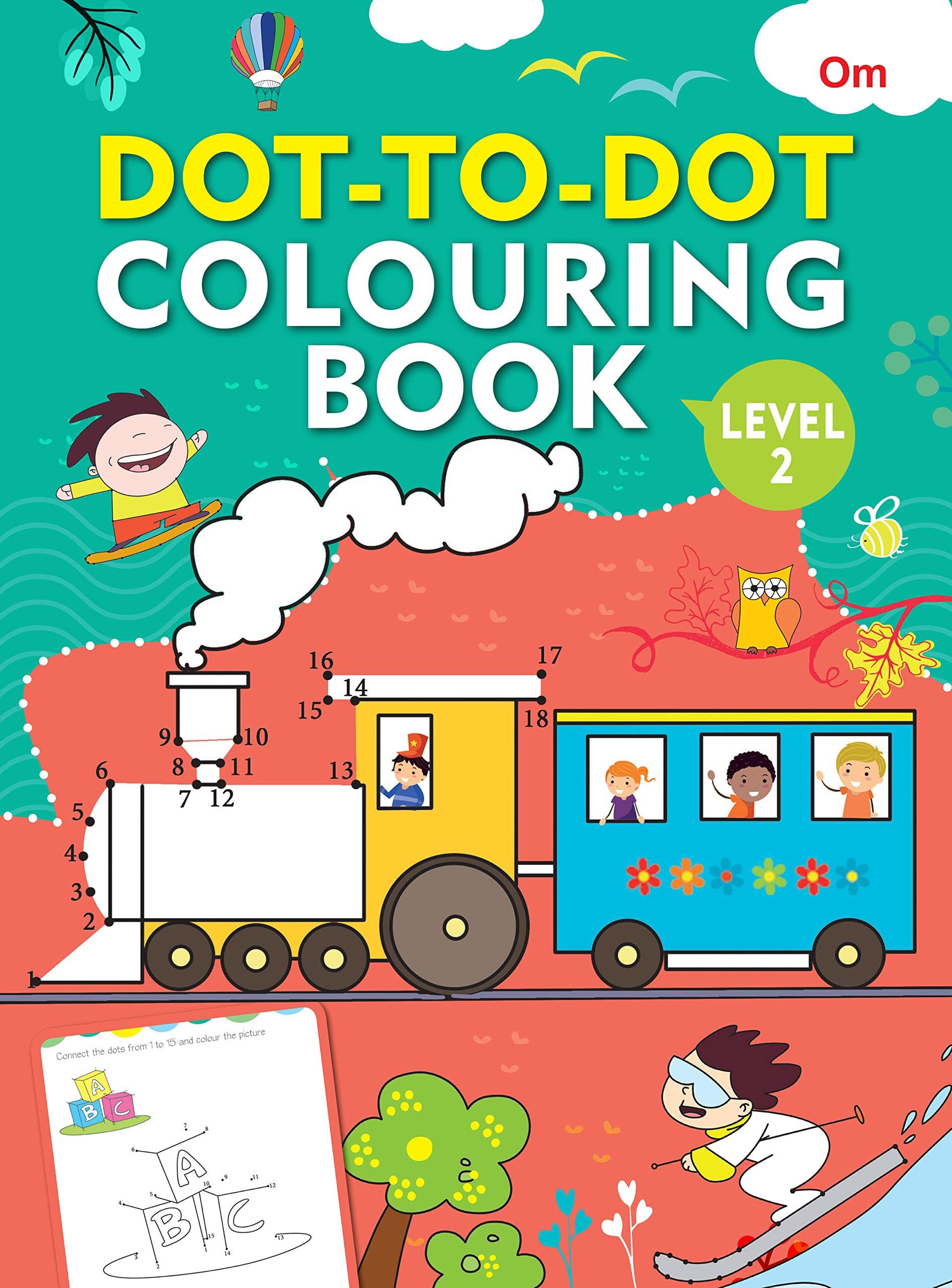 Dot-to-Dot Colouring Book Level 2 - Om Books - Distacart