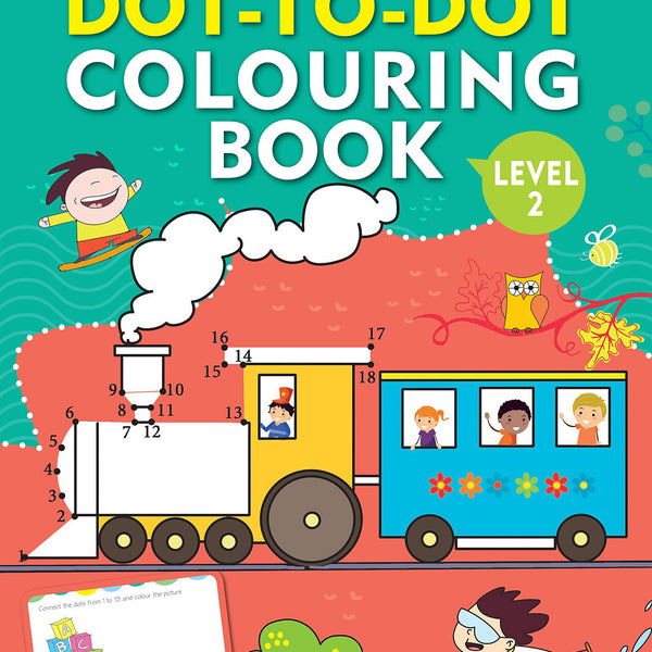 Dot-to-Dot Colouring Book Level 2 - Om Books - Distacart