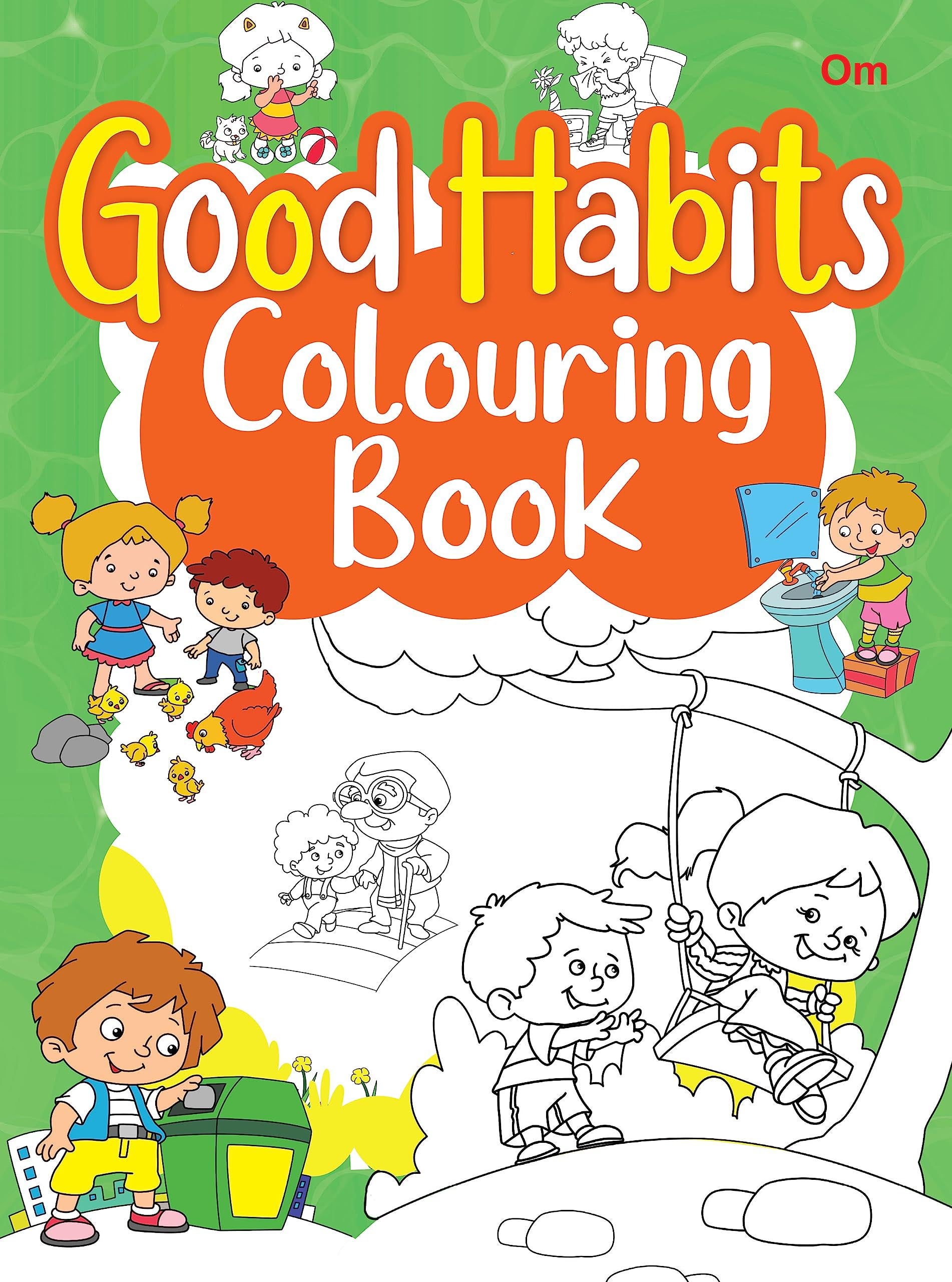 Good Habits Colouring Book - Om Books - Distacart