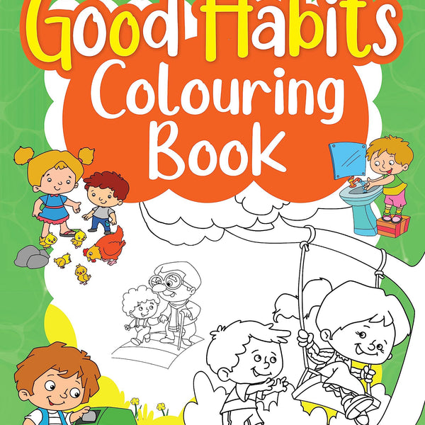 Good Habits Colouring Book - Om Books - Distacart