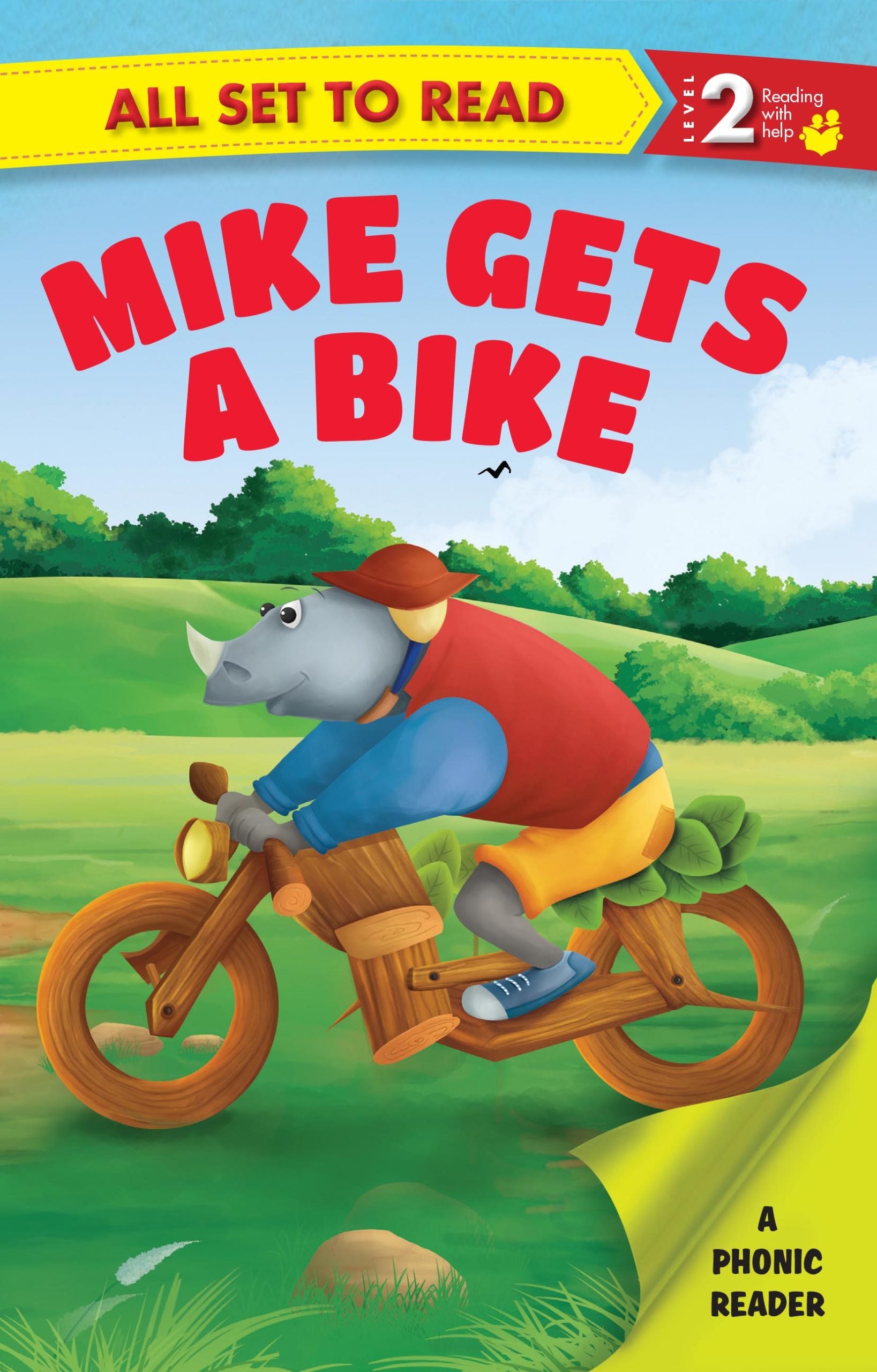 All set to Read A Phonics Reader Mike Gets a Bike - Om Books - Distacart