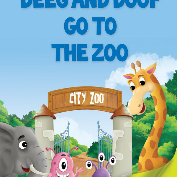 All set to Read A Phonics Reader Deeg and Doop go to the Zoo - Om Books - Distacart