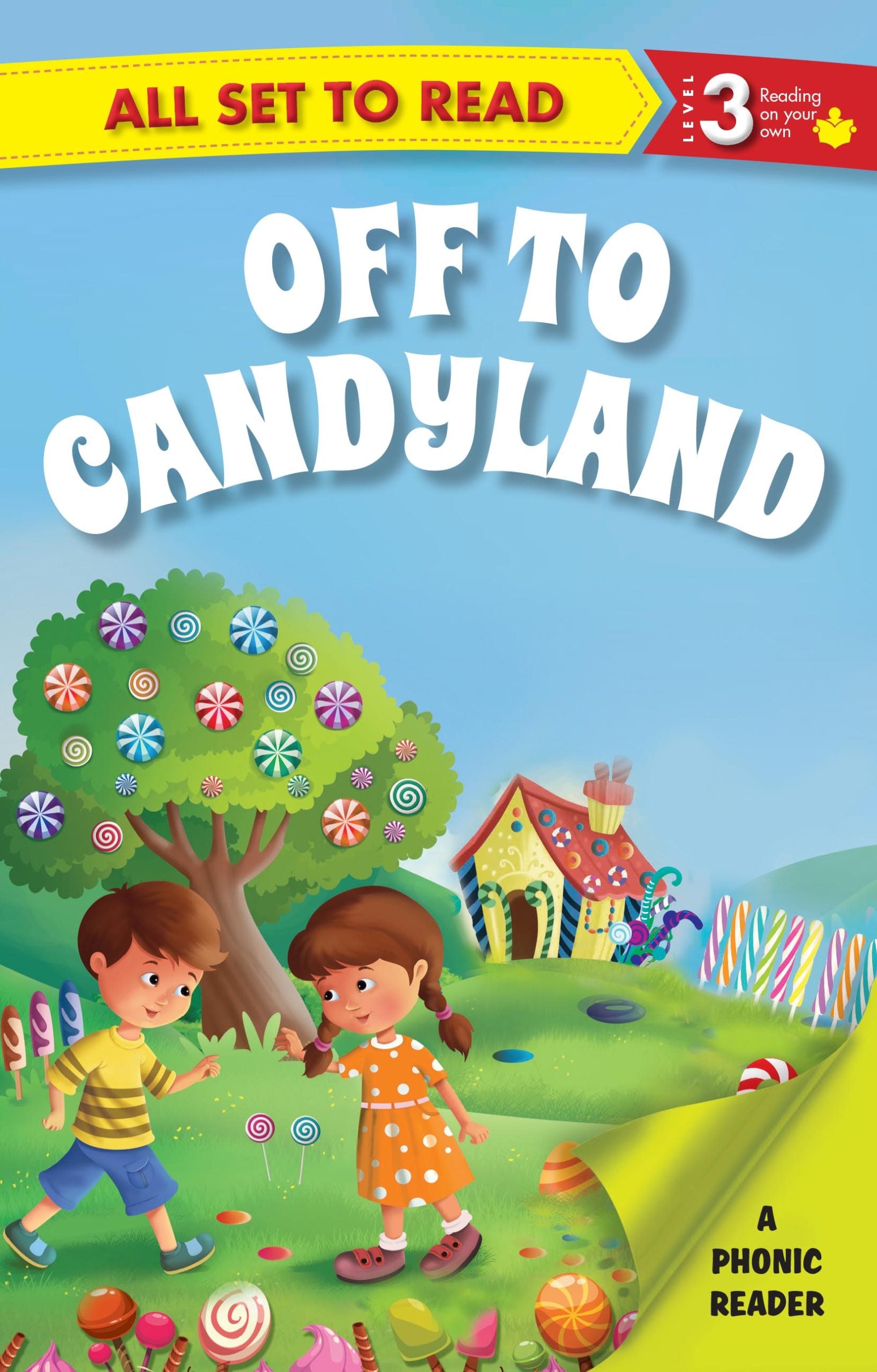 All set to Read A Phonics Reader Off to Candyland - Om Books - Distacart
