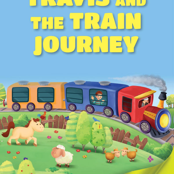 All set to Read A Phonics Reader Travis and the Train Journey - Om Books - Distacart