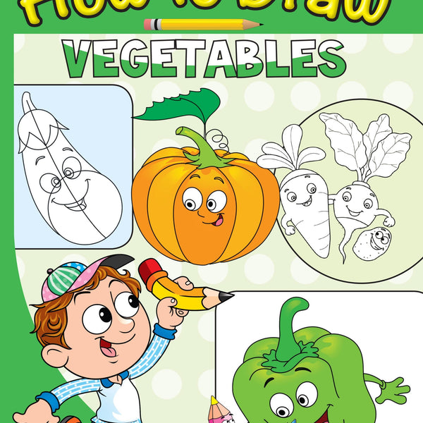 How to Draw Vegetables - Om Books - Distacart