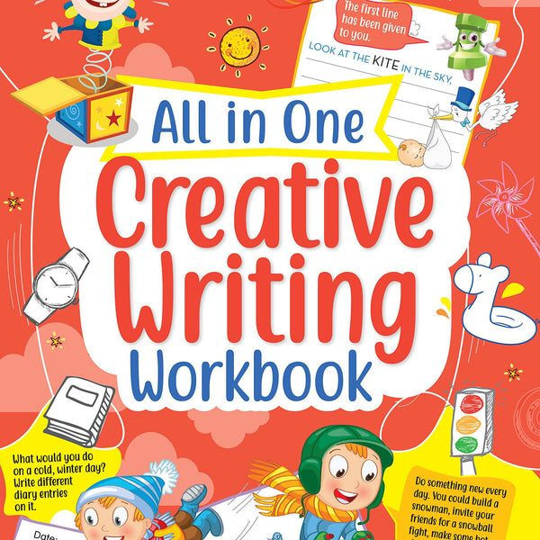 All in One Creative Writing Workbook (Binder) - Om Books - Distacart