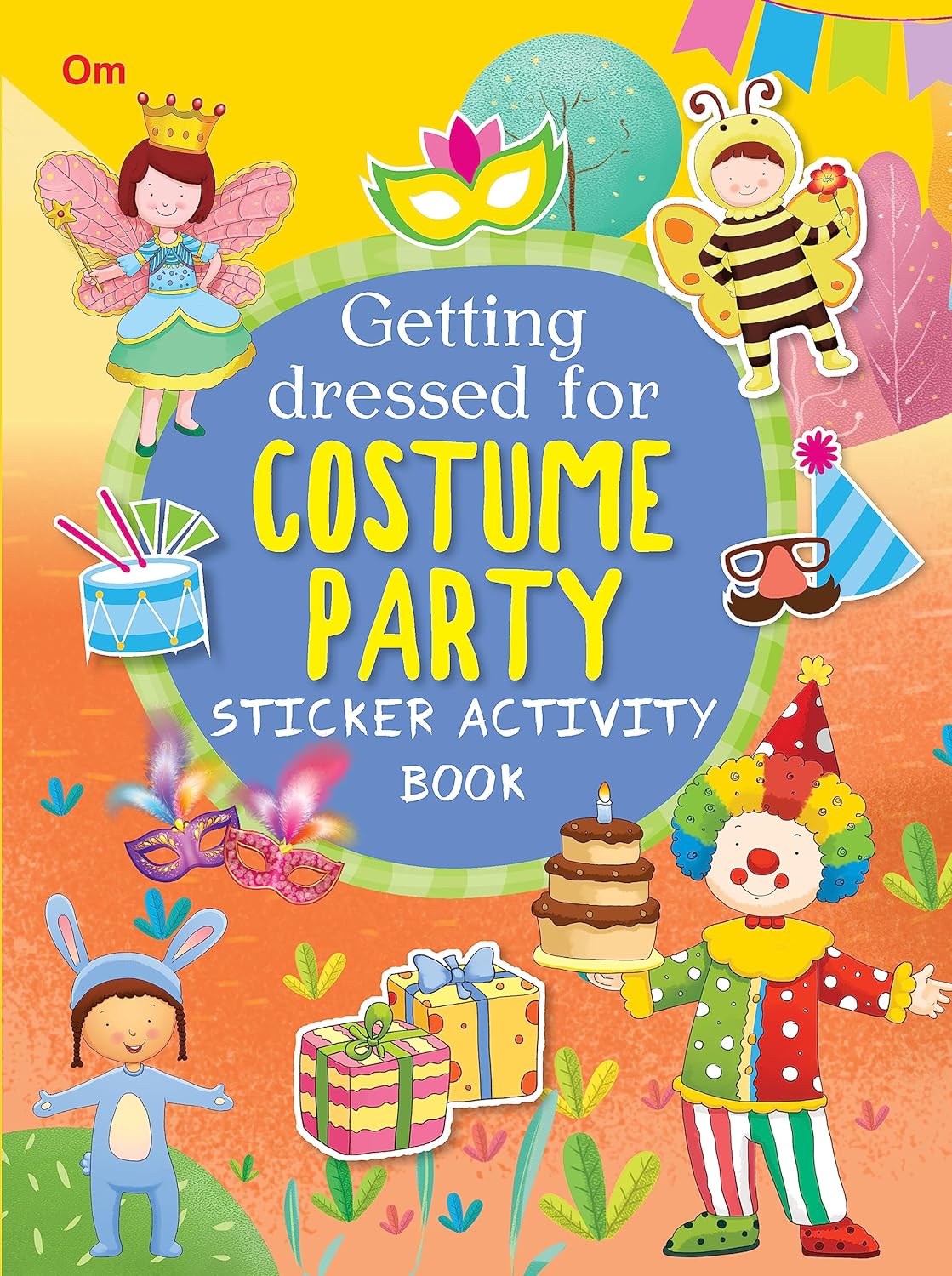 Getting Dressed for Costume Party - Sticker Activity Books - Om Books - Distacart