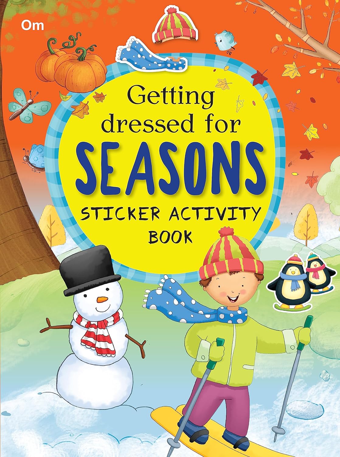 Getting Dressed for Seasons - Sticker Activity Books - Om Books - Distacart