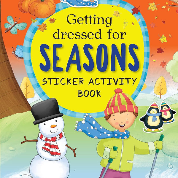Getting Dressed for Seasons - Sticker Activity Books - Om Books - Distacart