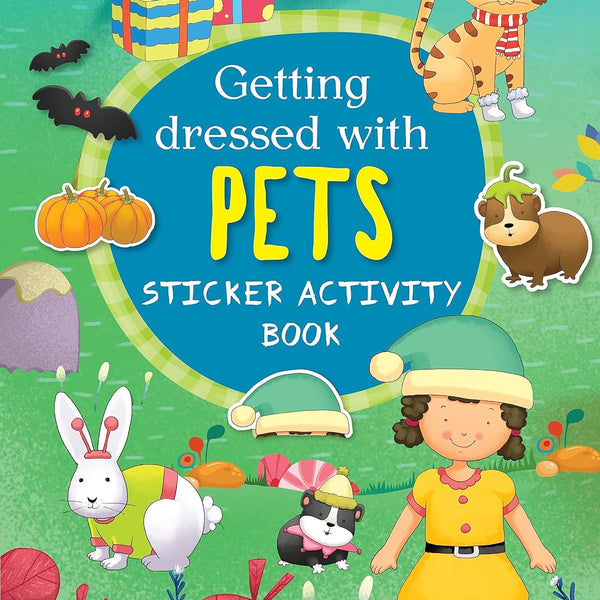 Getting Dressed for pets - Sticker Activity Books - Om Books - Distacart