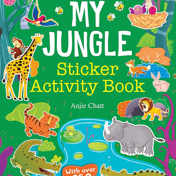 My Jungle Sticker Activity Book - Om Books - Distacart
