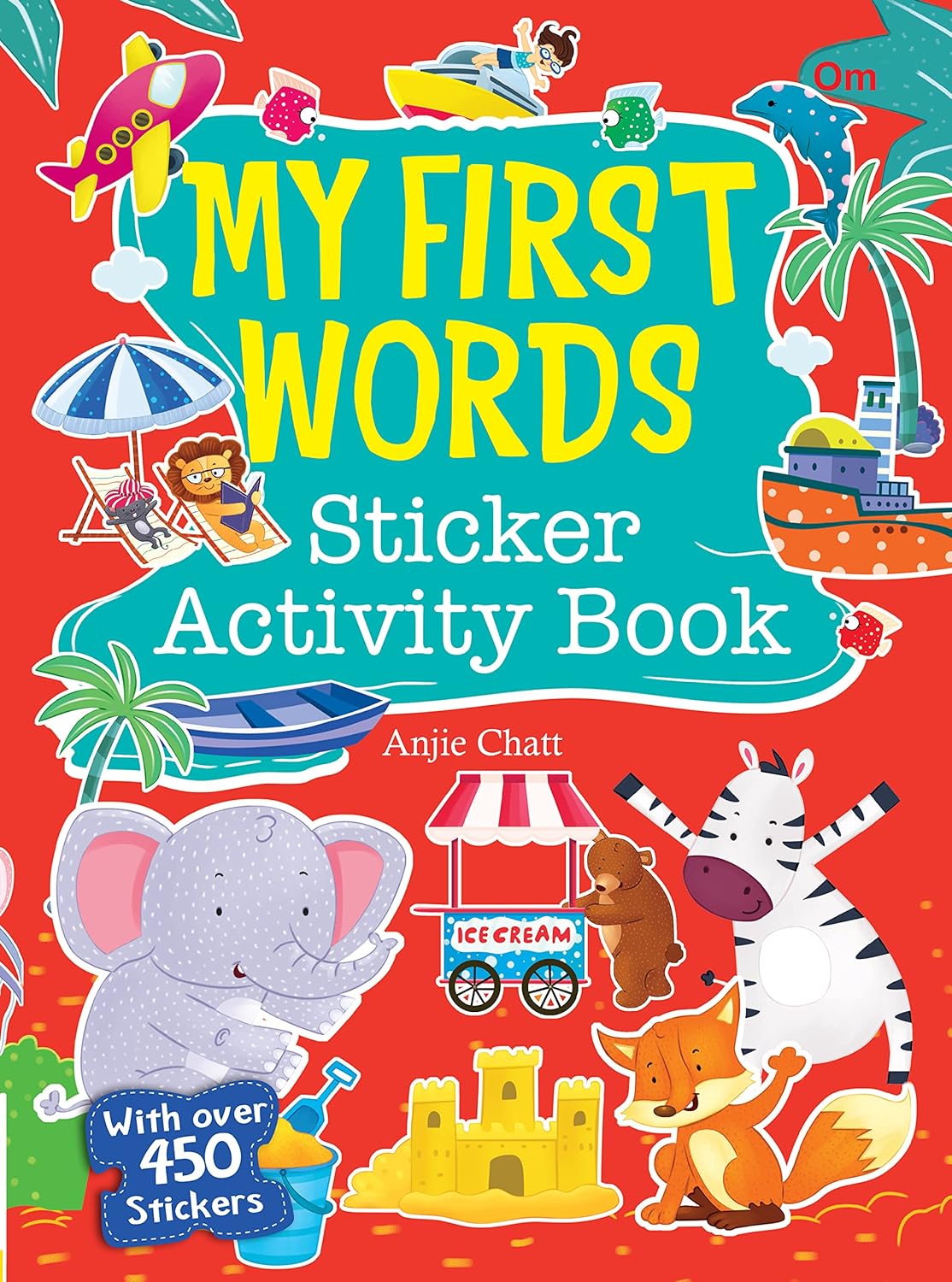 My First Words Sticker Activity Book - Om Books - Distacart