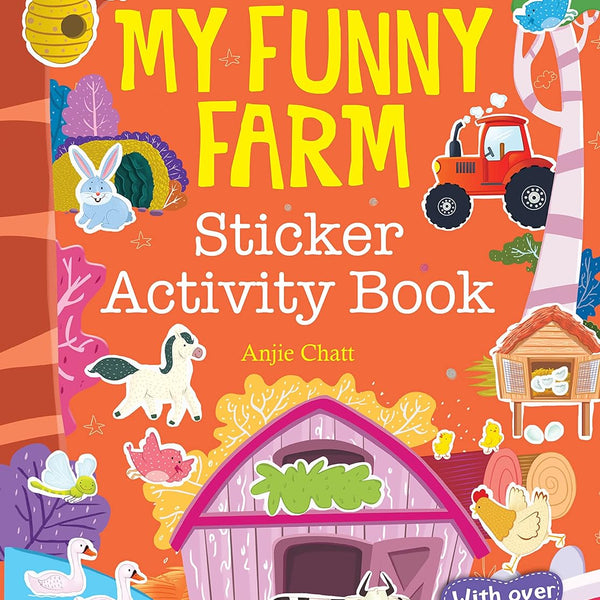 My Funny Farm Sticker Activity Book - Om Books - Distacart