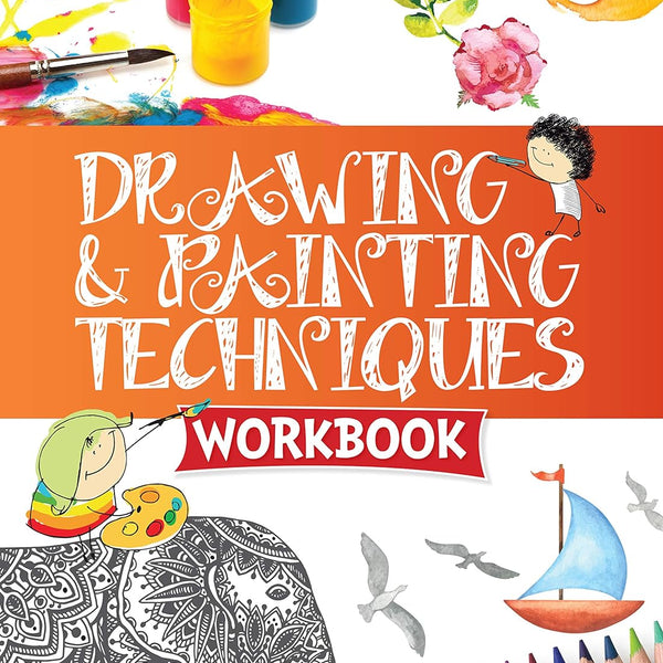 Drawing & Painting Techniques Workbook Grade 3 - Om Books - Distacart