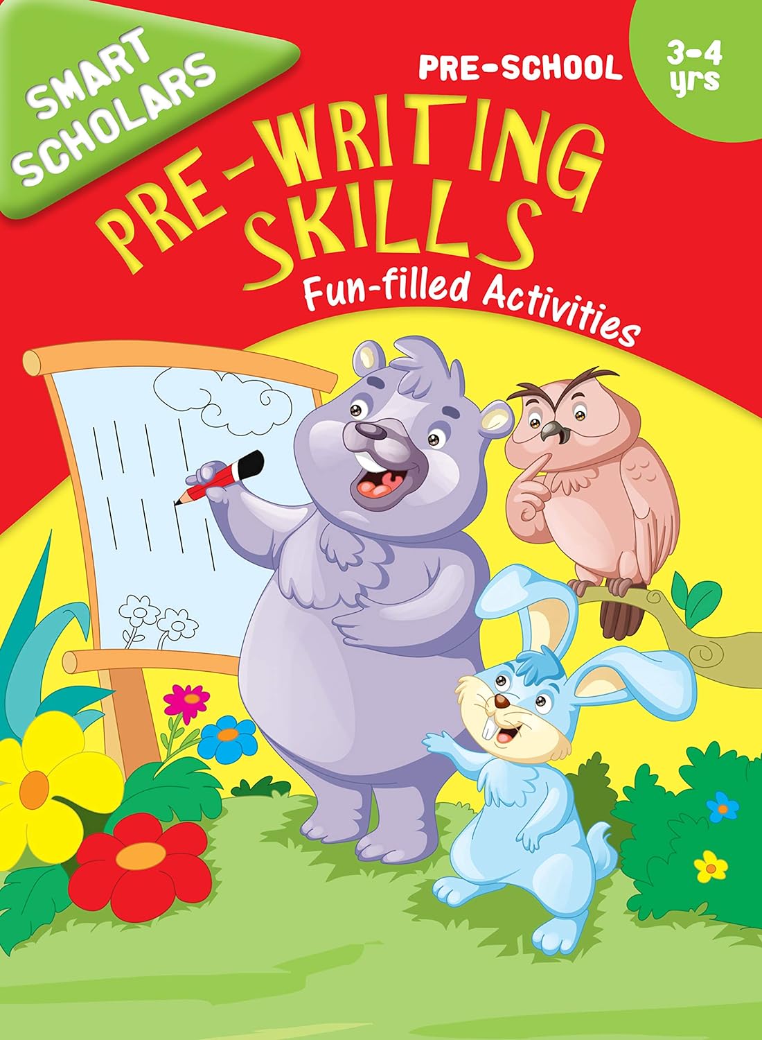 Smart Scholars Pre-School Pre-Writing Skills - Om Books - Distacart