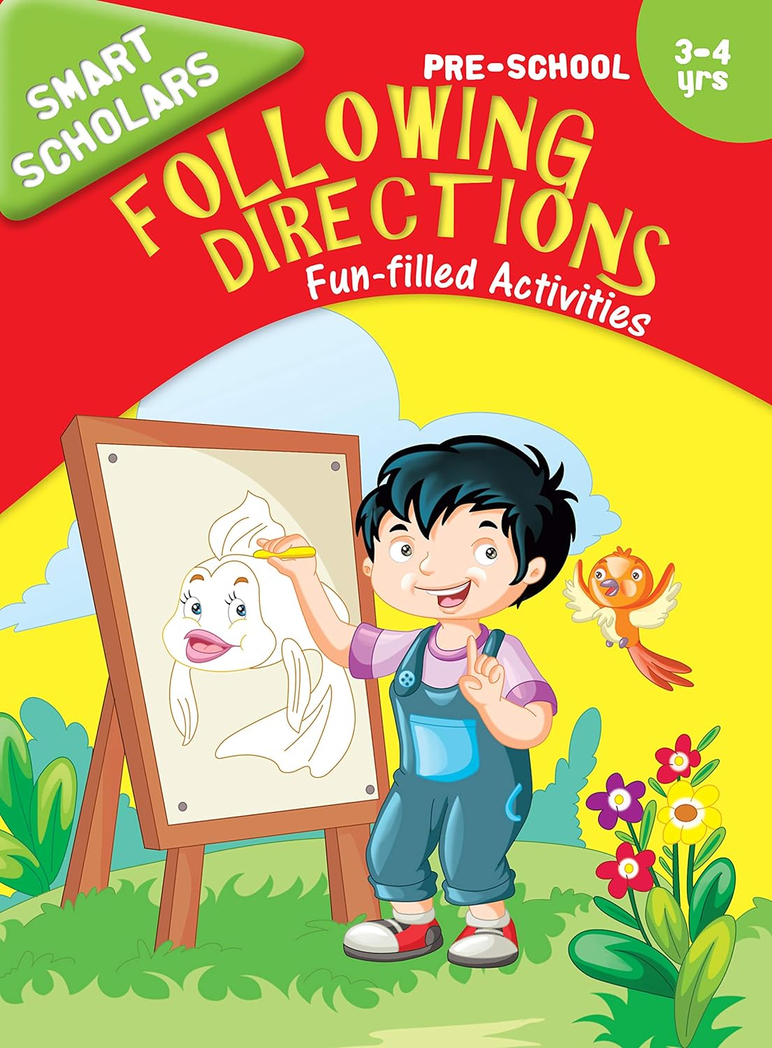 Smart Scholars Pre-School Following Directions - Om Books - Distacart